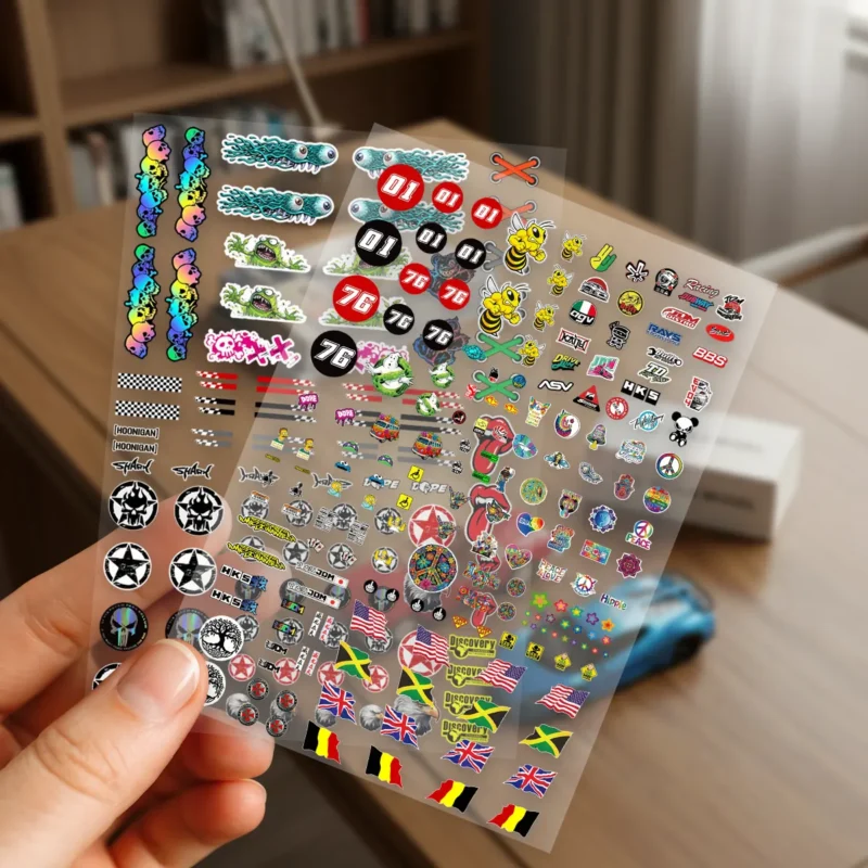1:43 Model Car Stickers